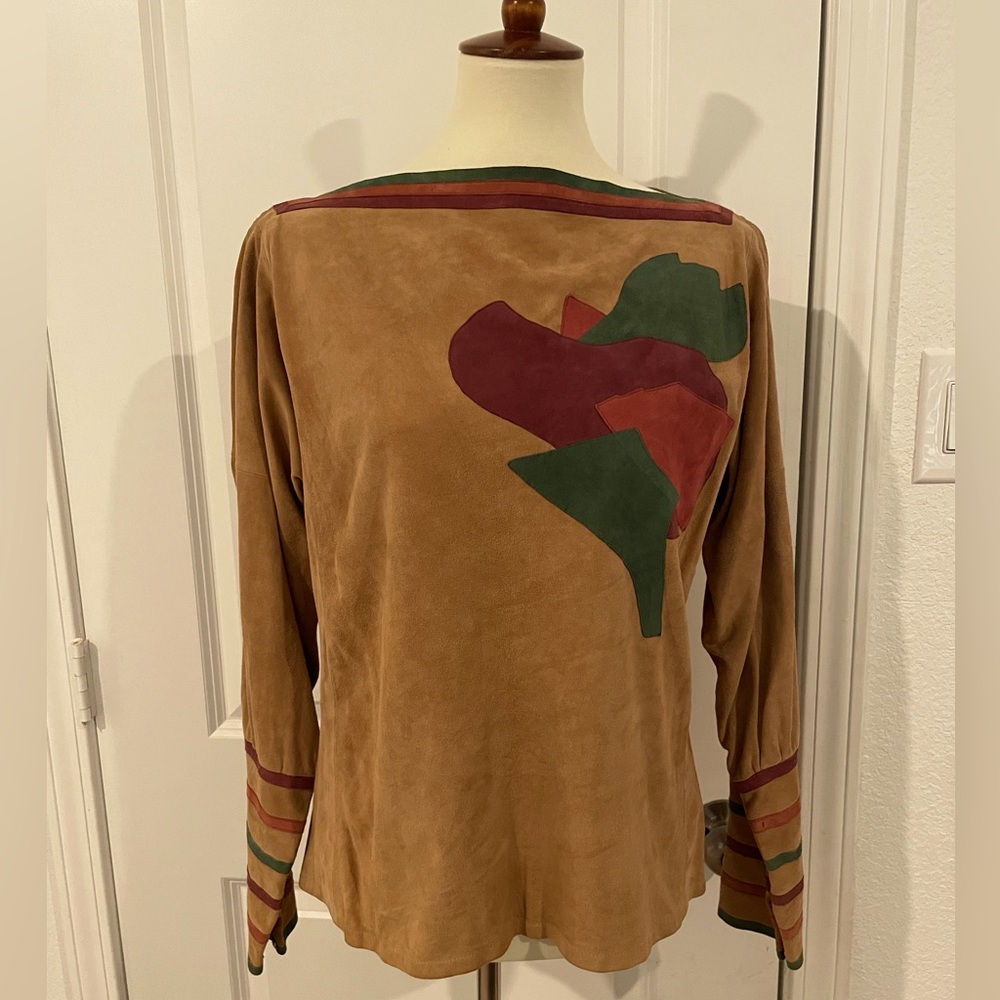 Leather Judith Ann Creations top